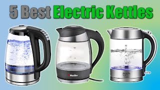 The Best Electric Kettles 2019  Top 5 Electric Kettles Reviews [upl. by Jocko143]