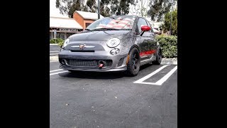 ABARTH GOES WIDEBODY NEW WHEELS GET INSTALLED [upl. by Bencion]