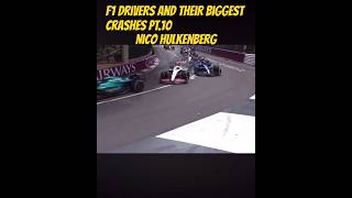 F1 drivers and their biggest crashes PT10 Nico Hülkenberg [upl. by Morocco]