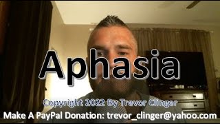 How To Pronounce Aphasia [upl. by Merton]