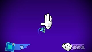 Fighting Master Hand in Geometry Dash [upl. by Yanahs266]