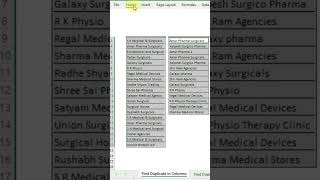 How to find duplicate values  Highlight duplicates in Excel  How to find duplicate number shorts [upl. by Ahcurb979]