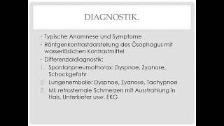 BoerhaaveSyndrom [upl. by Eldwon]