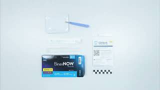 BinaxNow Covid 19 antigen Self Test USA Stop Motion [upl. by Tobe832]