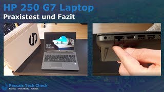 HP 250 G7 Laptop  Notebook  Praxistest und Fazit [upl. by Jakob]