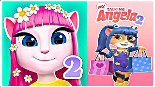 Funniest Episodes Marathon 😆💖 Talking Angela In The City Cartoon Compilation [upl. by Molly]