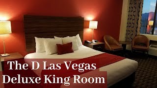 The D Hotel Las Vegas  Deluxe King Room [upl. by Ethel]