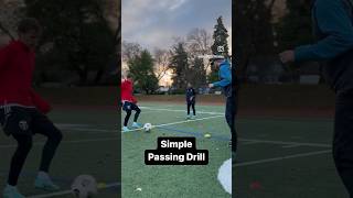 SIMPLE PASSING DRILL WITH 3 PLAYERS [upl. by Phoebe]