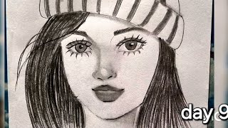 Art classes for begginersbeautiful girl drawingstep by stepkpartartartisthowtoytvideo [upl. by Mccall477]