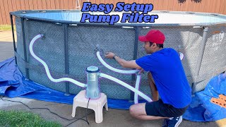 Unboxing amp Easy Setup Pool Filter  Step by Step [upl. by Rihana]