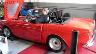 Sunbeam Tiger Dyno Run 2008 350 HP at the Wheels [upl. by Eldreeda]