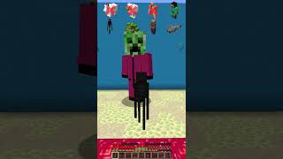 Squid Game vs Different Mobs meme shorts minecraft [upl. by Lark]