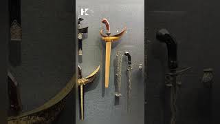 Rare ceremonial weapons displayed at City University of Hong Kong [upl. by Ahsenroc247]