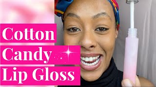 DIY Lip Gloss  Cotton Candy Lip Gloss [upl. by Ng]