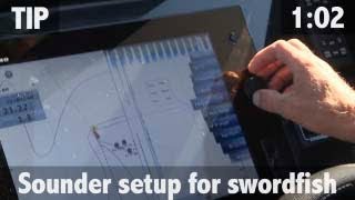 HOW TO SET YOUR SOUNDER FOR SWORDFISH [upl. by Leontyne]