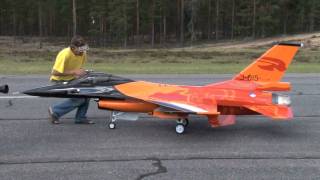 RC turbine jet F16 scale 14 [upl. by Diad69]