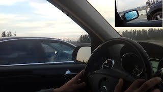 BMW E46 320i VS MercedesBenz ML 350 W164 [upl. by Coppinger]