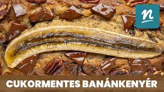 Cukormentes banánkenyér recept  Nosalty [upl. by Ennagroeg957]