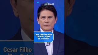 Cesar Filho fala sobre o Seu Tuta criador da Jovem Pan  SBT Brasil 041124 [upl. by Whitney]