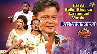 Faima Bullet Bhasker Immanuel amp Varsha All in One April Month Performances  Extra Jabardasth [upl. by Okechuku]