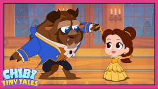 Beauty and the Beast As Told By Chibi  Disney Princess Chibi  Chibi Tiny Tales  disneychannel [upl. by Dowzall129]