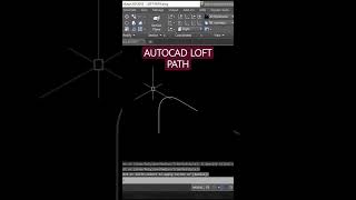 AUTOCAD LOFT PATH shorts autocadloftpath autocad autocadtutorial autocad3d dgivlog [upl. by Vincents]