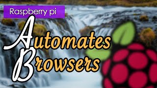 How to use Selenium Automates Browsers  Chrome Driver on Raspberry Pi [upl. by Lebar]