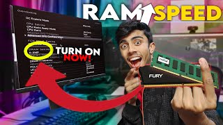 Secret Ram Setting🤯Turn on From BIOS amp Double Your Ram Performance Free⚡ [upl. by Luamaj582]