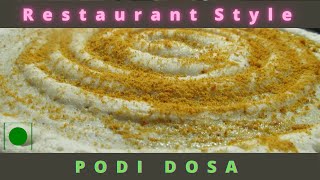 Crispy Podi Dosa  Easy Recipe in Tamil  South Indian Breakfast [upl. by Gignac]