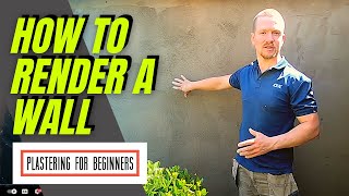 How To Render Walls The Full Guide Applying Beads amp Render Preparation Floating amp Sponging [upl. by Wakefield]