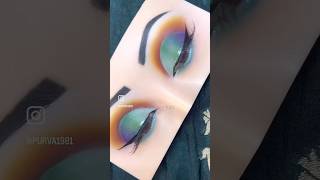 Multicoloured Eyeshadow… Full Cutcrease… Tutorial [upl. by Kraft91]