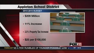 Appleton School District discusses budget [upl. by Llereg697]