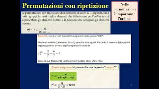 Lezione 71 Calcolo Combinatorio [upl. by Kyrstin]