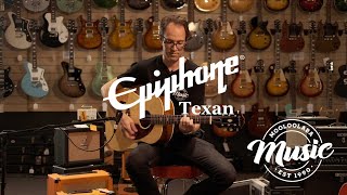 Epiphone USA Texan Acoustic Guitar Demo by Mooloolaba Music [upl. by Webster152]