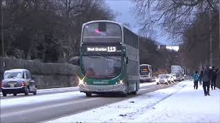 ANWP On The Roads The Lothian Mass Return to Central Garage Snow Storm Cancels Services [upl. by Barcroft]