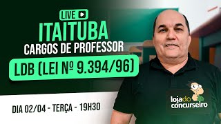 LIVE LDB para os Concursos de Professor  Castanhal e Itaituba  Petronio Castro  0204  19h30 [upl. by Janaya706]