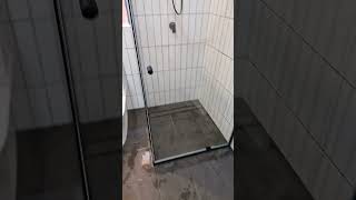 Semi frameless shower screen home homedecor glasss bathroom [upl. by Yearwood146]