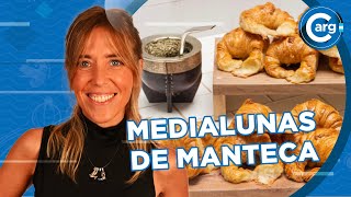 RECETA DE MEDIALUNAS DE MANTECA [upl. by Nekial635]