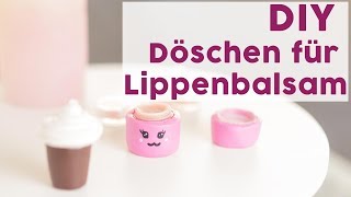 Süße DIYIdee So einfach macht ihr ein Döschen für Lippenbalsam selber [upl. by Nemrak]