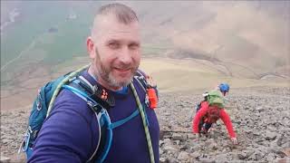 Kirk Fell direct route up the nose from wasdale Head [upl. by Annehcu]