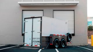 Enclosed Drop Deck Trailers by Drop Deck Depot [upl. by Atahs]