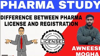 Difference between pharma registration amp License 📋📋📋👍 [upl. by Ailina]