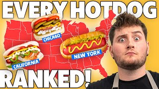 Cooking And Ranking Every Hot Dog In The USA [upl. by Leiand]