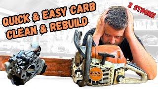 How to Rebuild a 2 Stroke Carburetor With These Quick amp Easy Steps [upl. by Laurentium]