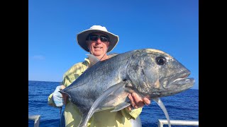 Aitutaki  Giant Trevally edge of the reef [upl. by Millisent]