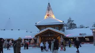 Finlandia  Rovaniemi Santa Claus  29 dicembre 2023 [upl. by Ysied]