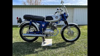 Two Owner 1967 Honda SS 125A [upl. by Gherlein]