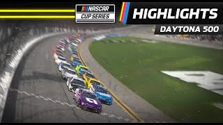 Alex Bowman leads the field to green at the Daytona 500 [upl. by Helas993]