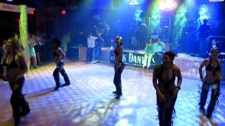 Gilleys Girls Line Dancing  Treasure Island TI Las Vegas [upl. by Aikemot]