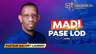 Madi Pase Lòd Salvation Church of God  11192024  Pasteur Malory Laurent [upl. by Napra]